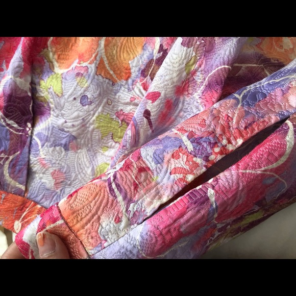 5/25 ASOS mini waist pleated floral print skirt - Picture 6 of 7